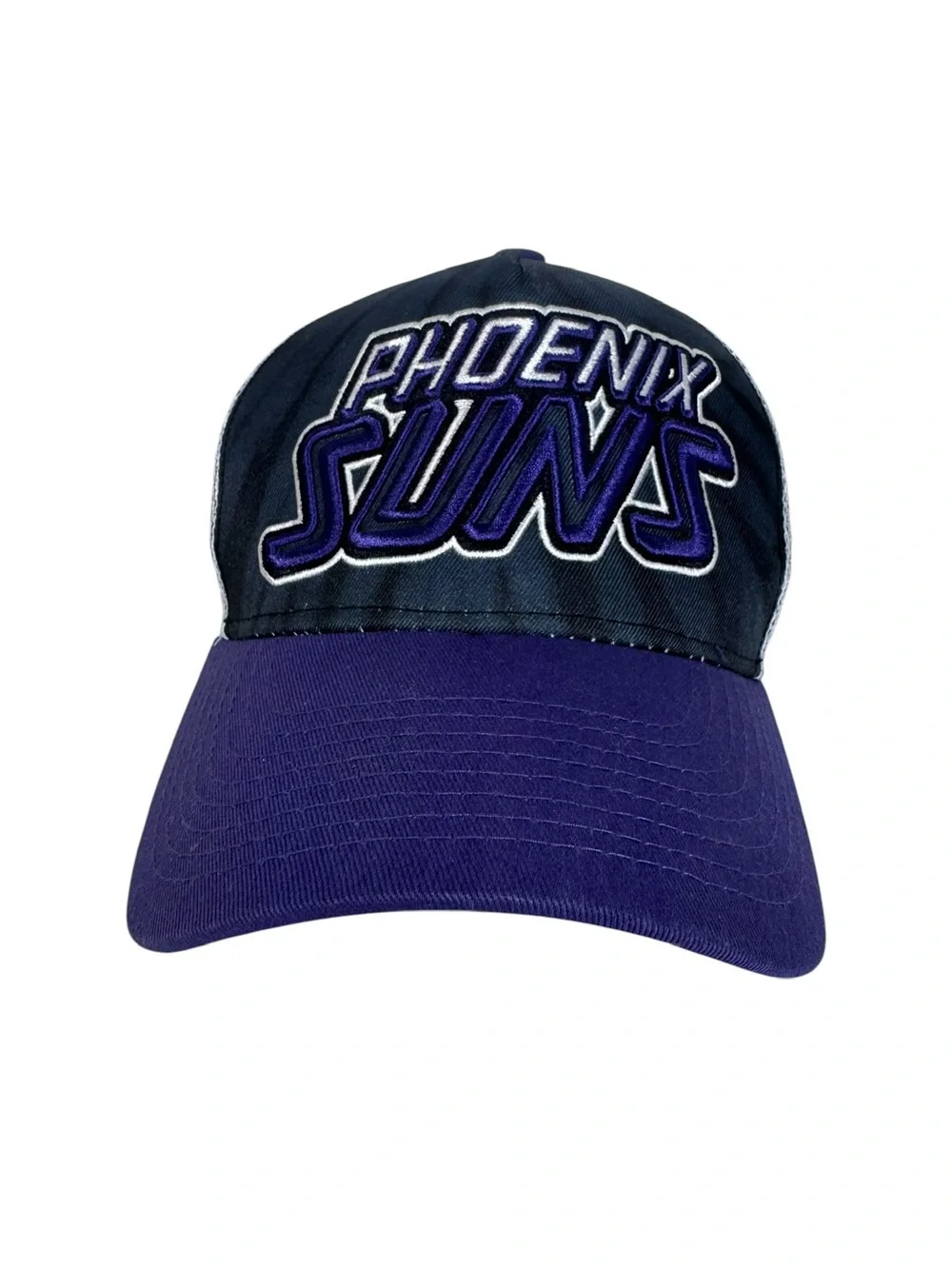 Phoenix Suns Youth NBA Mesh Snapback Hat Purple Black